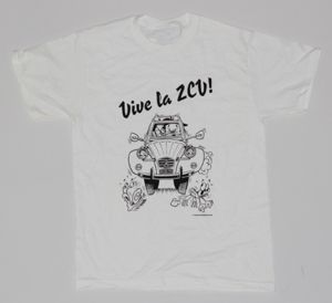 White "VIVE LA 2CV!" T-Shirt